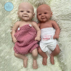 Image of Reborn Baby Dolls 17Inch Black Skin Realistic Soft Silicone Reborn