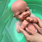 Image of Reborn Baby Dolls 17Inch Black Skin Realistic Soft Silicone Reborn