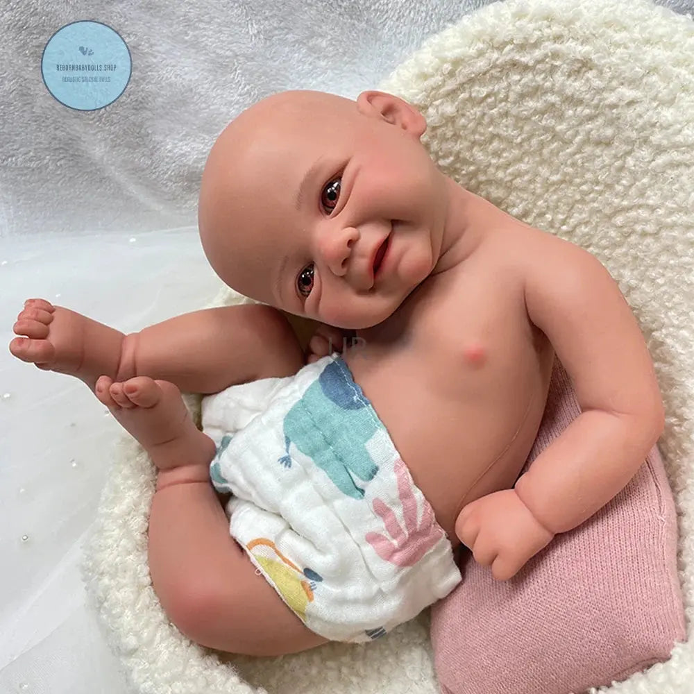 Image of Reborn Baby Dolls 17Inch Black Skin Realistic Soft Silicone Reborn