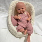 Image of Reborn Baby Dolls 17Inch Black Skin Realistic Soft Silicone Reborn