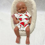 Image of Reborn Baby Dolls 17Inch Black Skin Realistic Soft Silicone Reborn