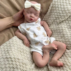 Image of Reborn Baby Dolls 17Inch Handmade Realistic Details Silicone Reborn