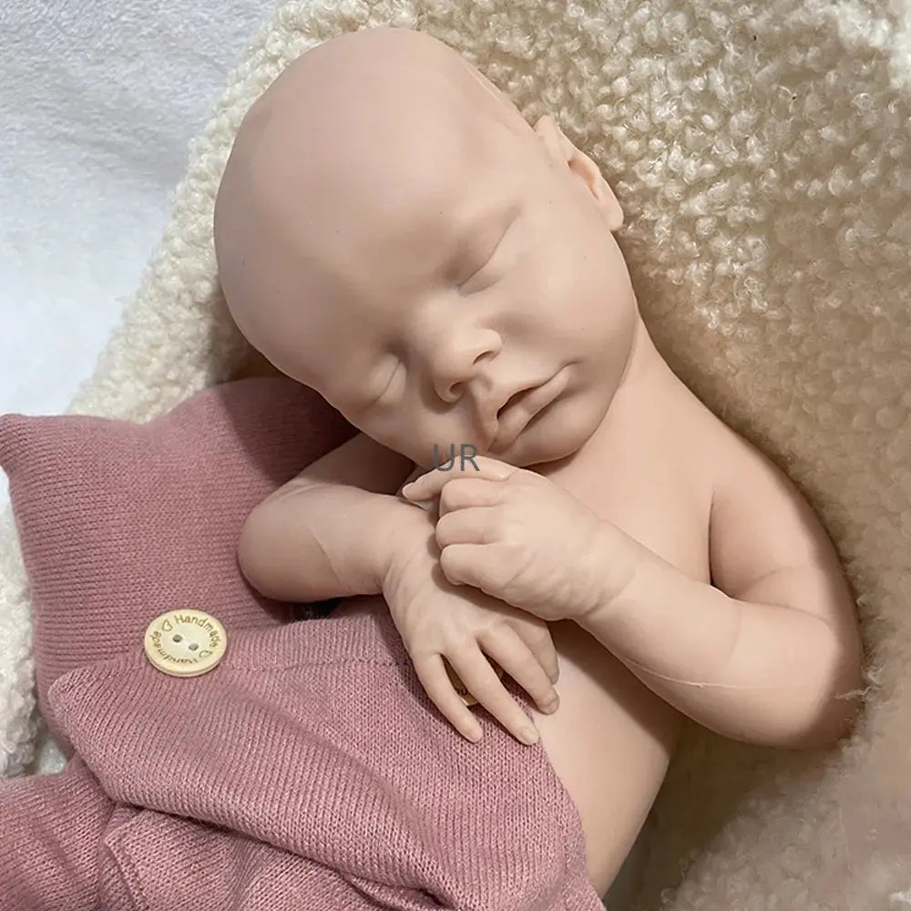 Image of Reborn Baby Dolls 17Inch Handmade Realistic Details Silicone Reborn