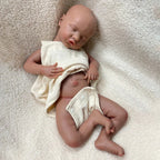 Image of Reborn Baby Dolls 17Inch Handmade Realistic Details Silicone Reborn