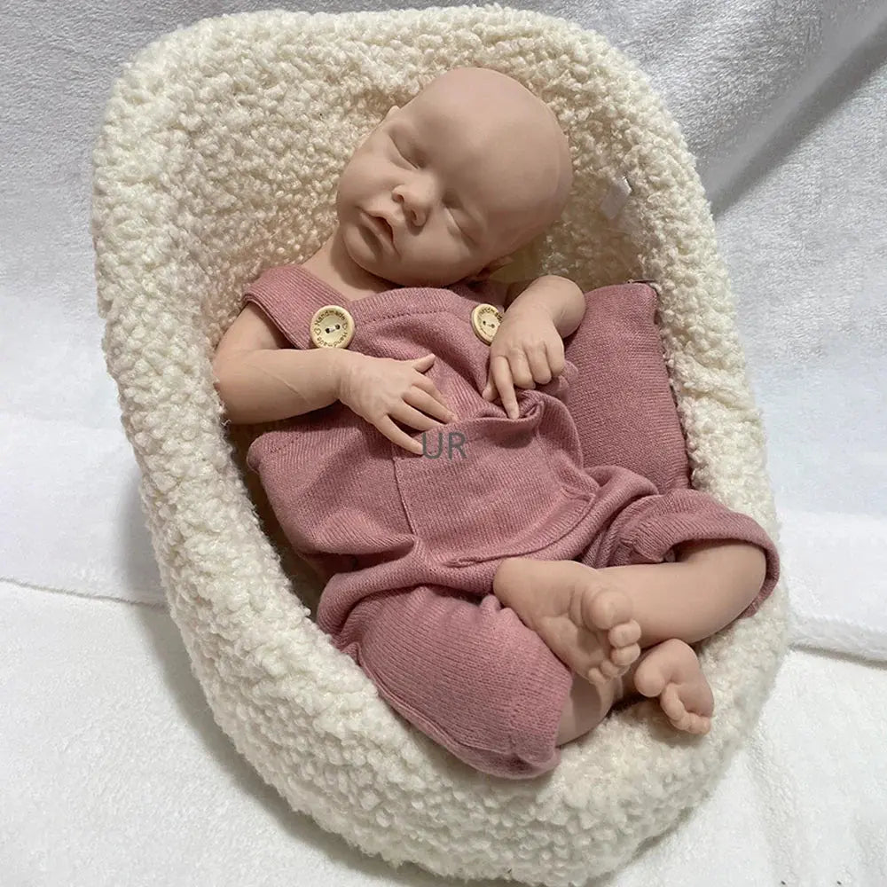 Image of Reborn Baby Dolls 17Inch Handmade Realistic Details Silicone Reborn