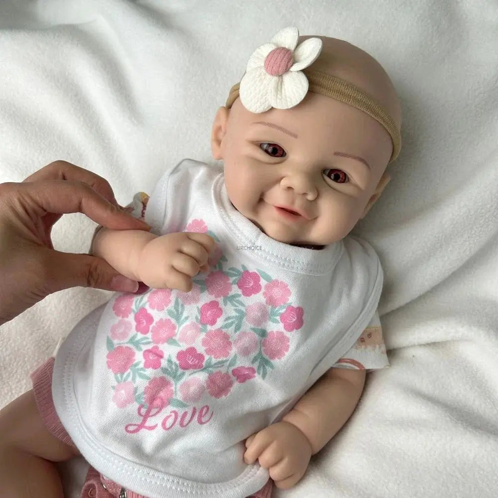 Image of Reborn Baby Dolls 17Inch Silicone Reborn Dolls Lifelike Details Soft