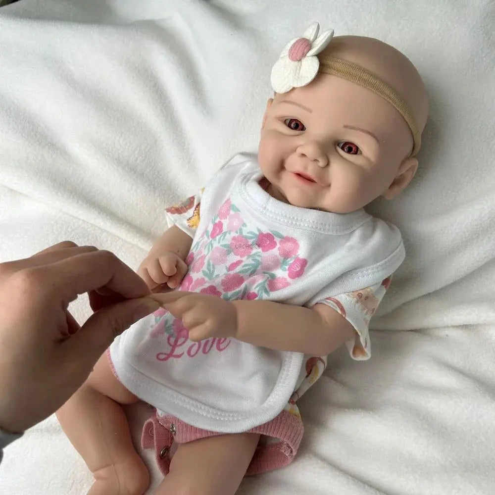 Image of Reborn Baby Dolls 17Inch Silicone Reborn Dolls Lifelike Details Soft