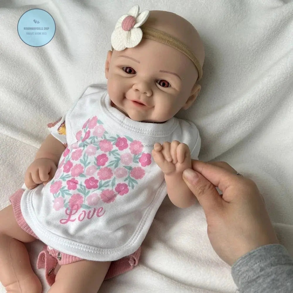 Image of Reborn Baby Dolls 17Inch Silicone Reborn Dolls Lifelike Details Soft