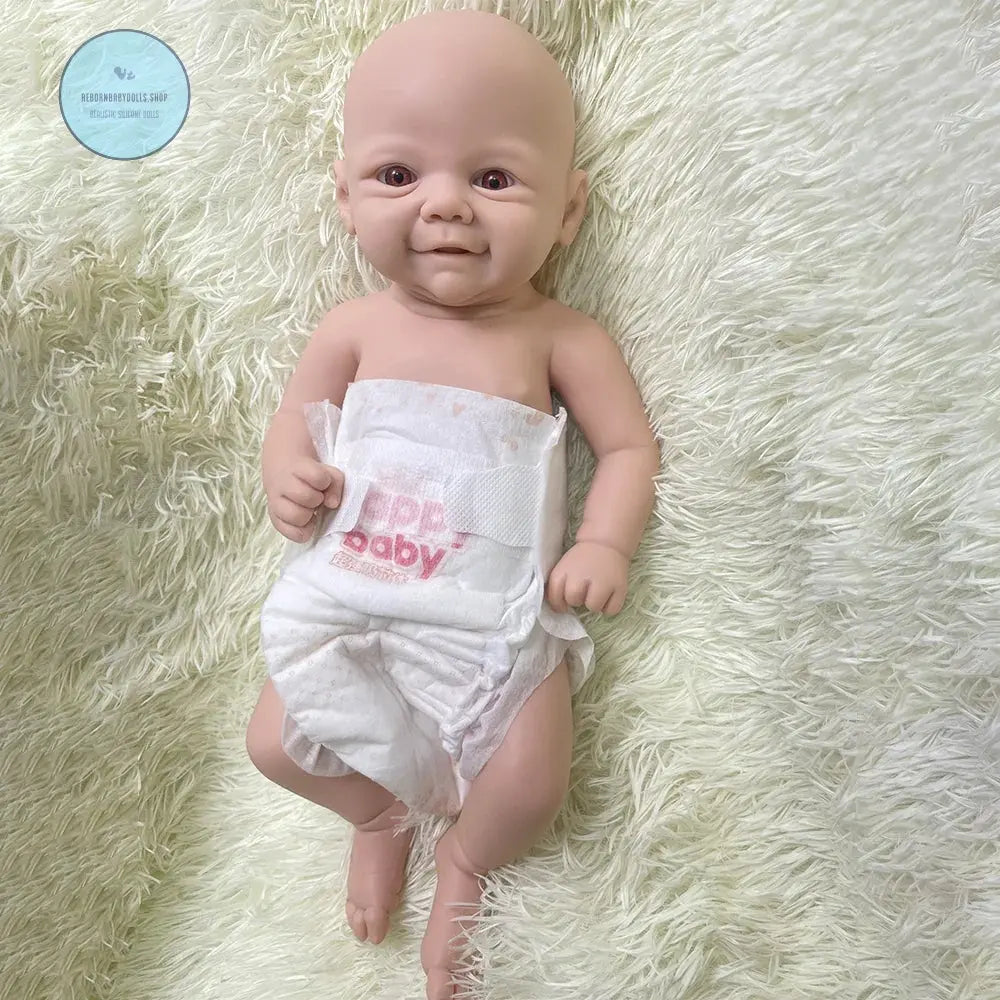 Image of Reborn Baby Dolls 17Inch Silicone Reborn Dolls Lifelike Details Soft