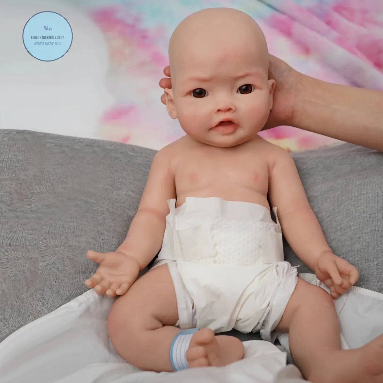 Image of Reborn Baby Dolls 17" Micro Preemie Full Body Silicone Baby Doll