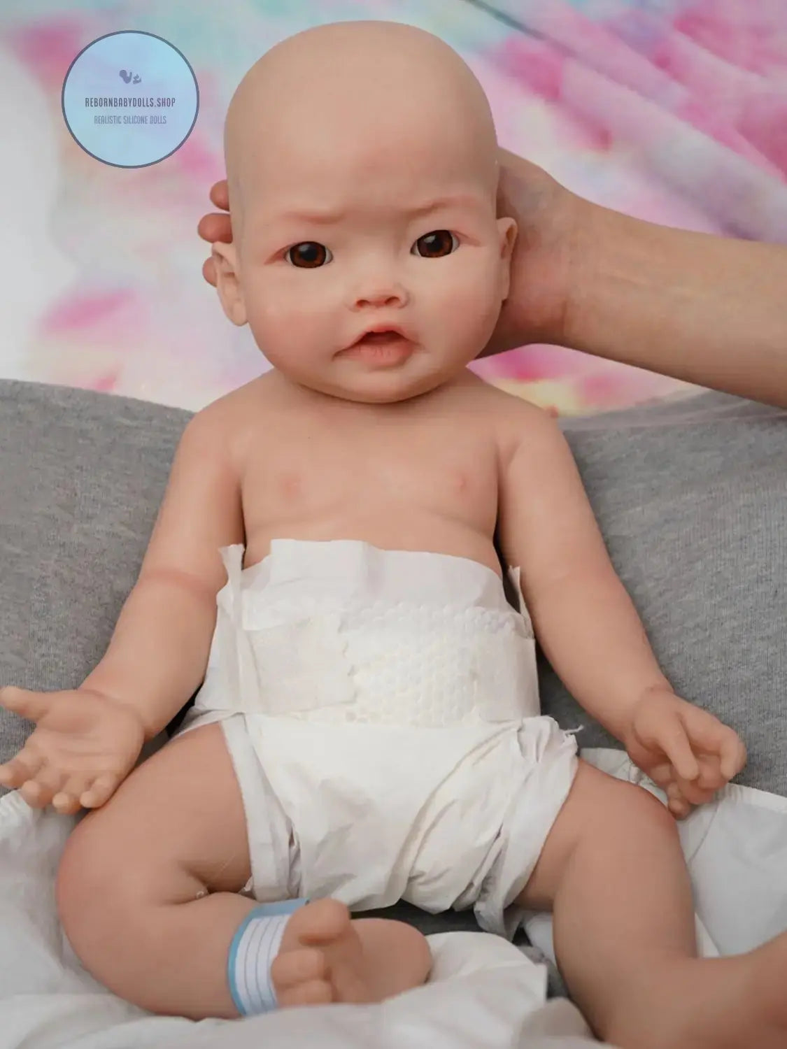 Image of Reborn Baby Dolls 17" Micro Preemie Full Body Silicone Baby Doll