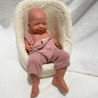 Image of Reborn Baby Dolls 18 Inch Full Platinum Silicone Reborn Baby Girl