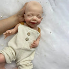 Image of Reborn Baby Dolls 18 Inch Full Platinum Silicone Reborn Baby Girl