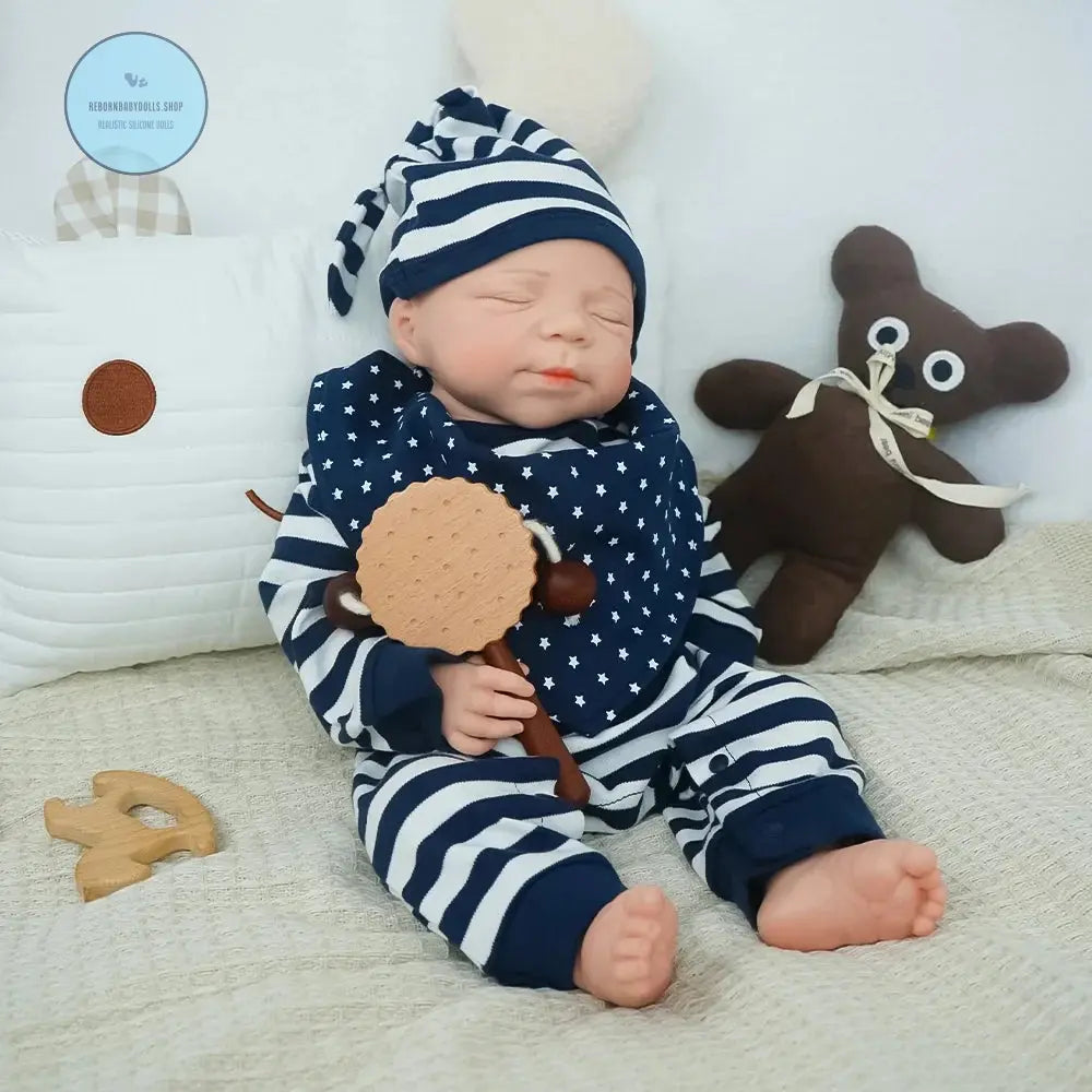 Image of Reborn Baby Dolls 18.3 Inches/3.3Kg Baby Touch Solid One-Piece