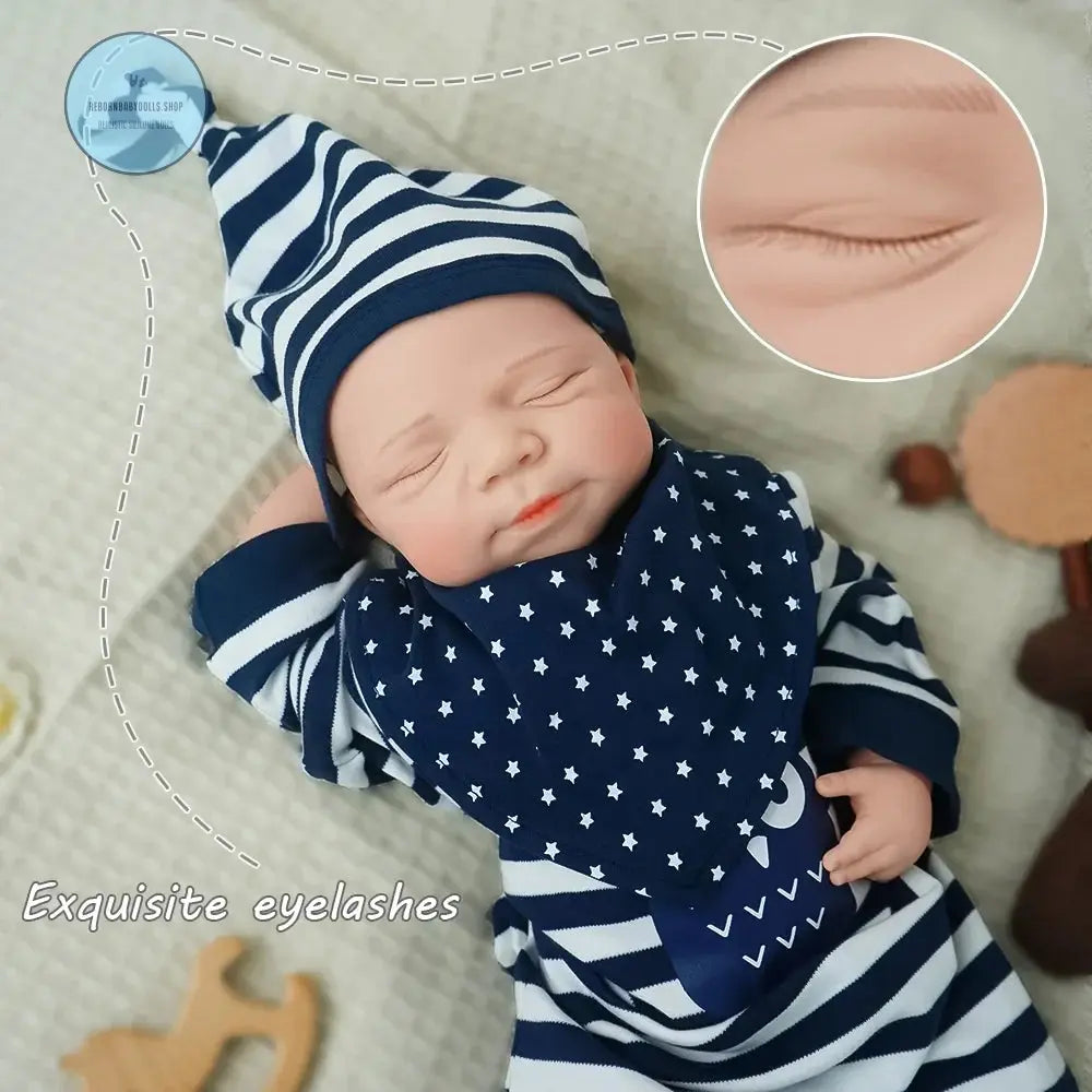 Image of Reborn Baby Dolls 18.3 Inches/3.3Kg Baby Touch Solid One-Piece
