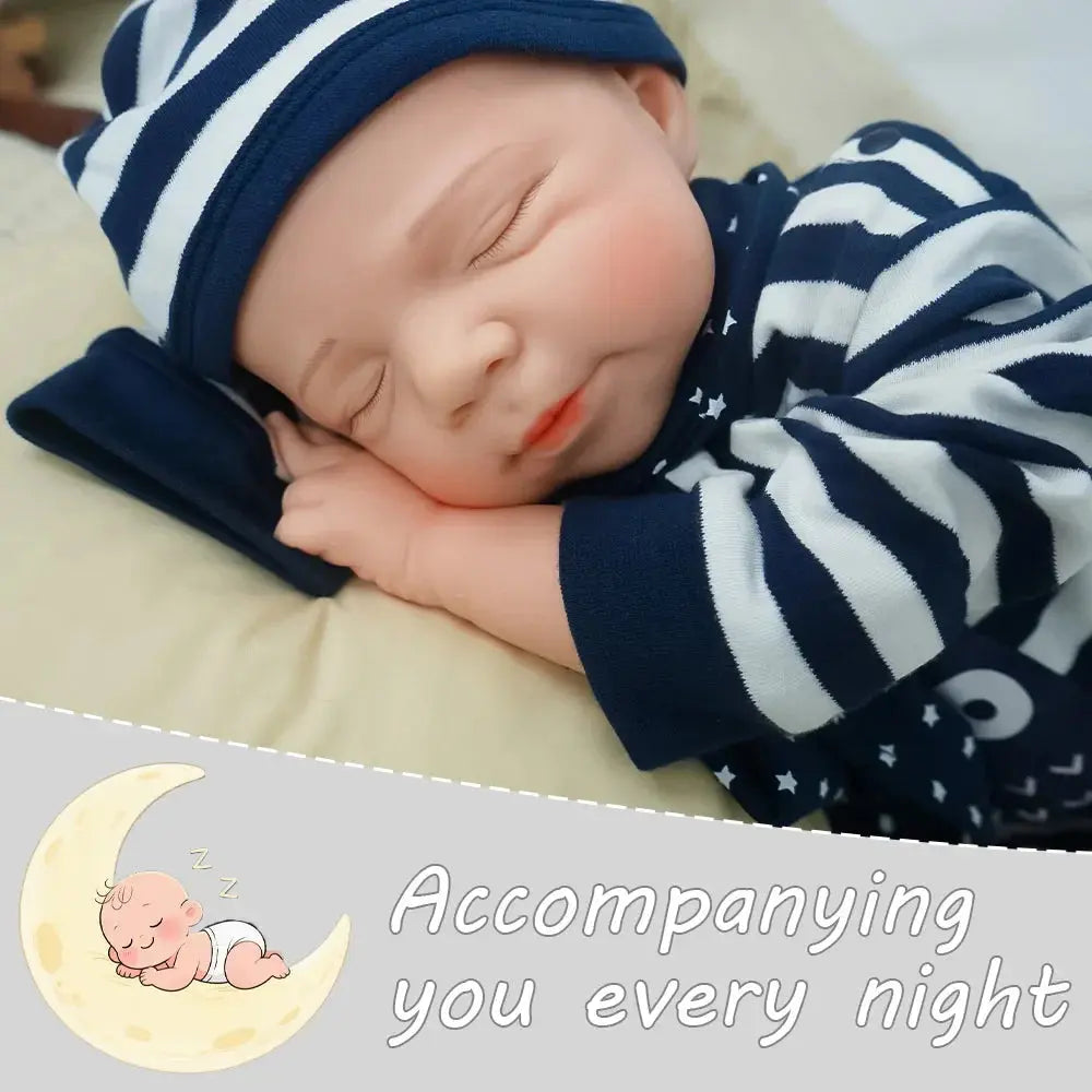 Image of Reborn Baby Dolls 18.3 Inches/3.3Kg Baby Touch Solid One-Piece