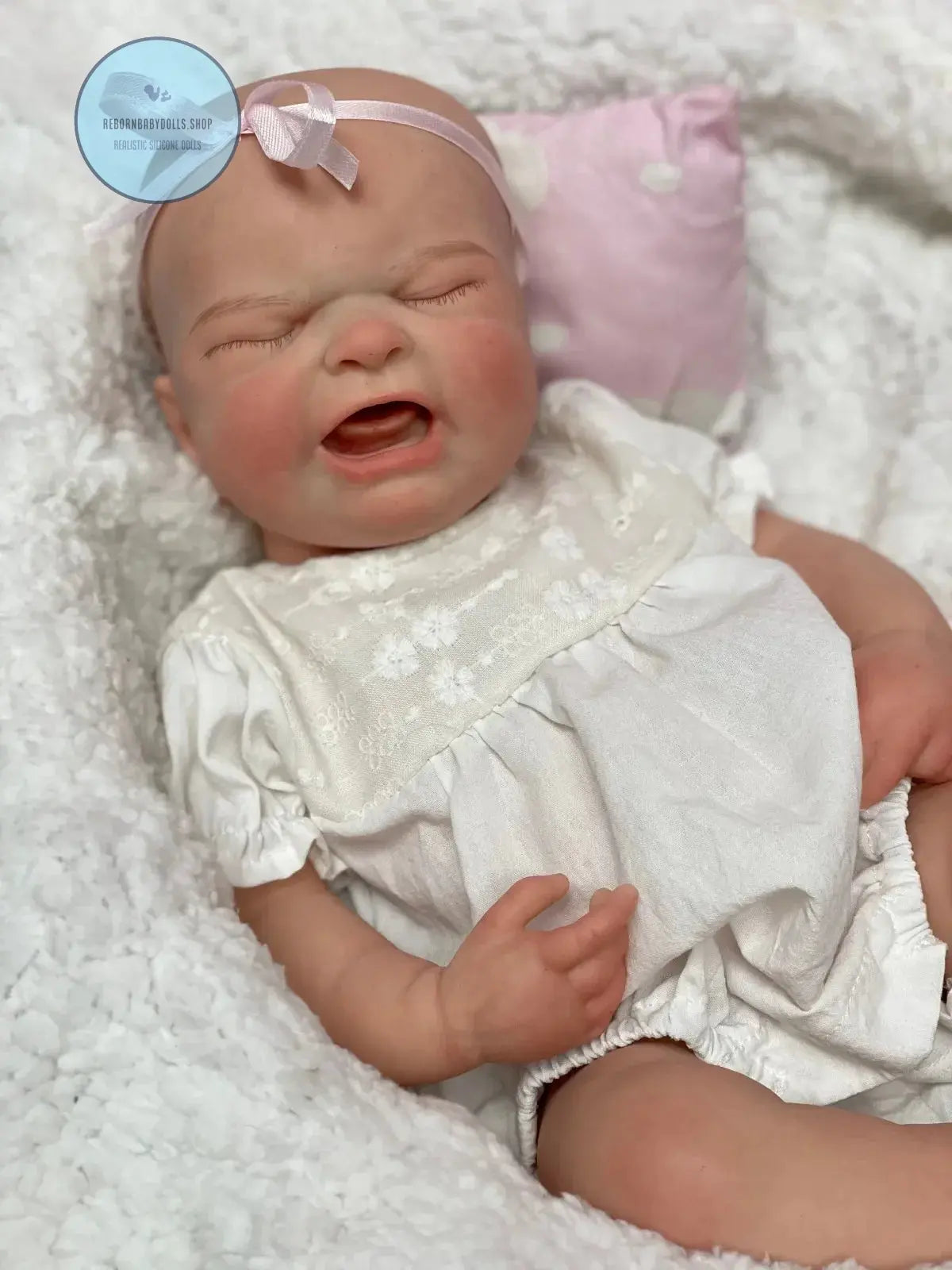 Image of Reborn Baby Dolls 18Inch Crying Bebe Painted/Unpainted Full Solid