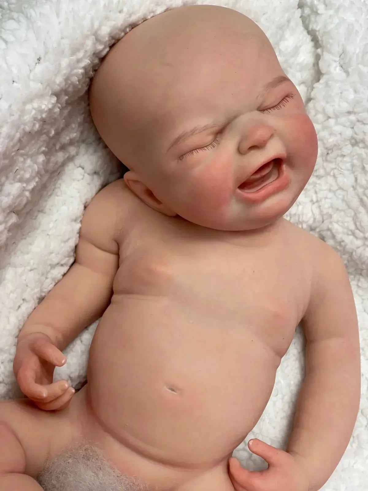 Image of Reborn Baby Dolls 18Inch Crying Bebe Painted/Unpainted Full Solid