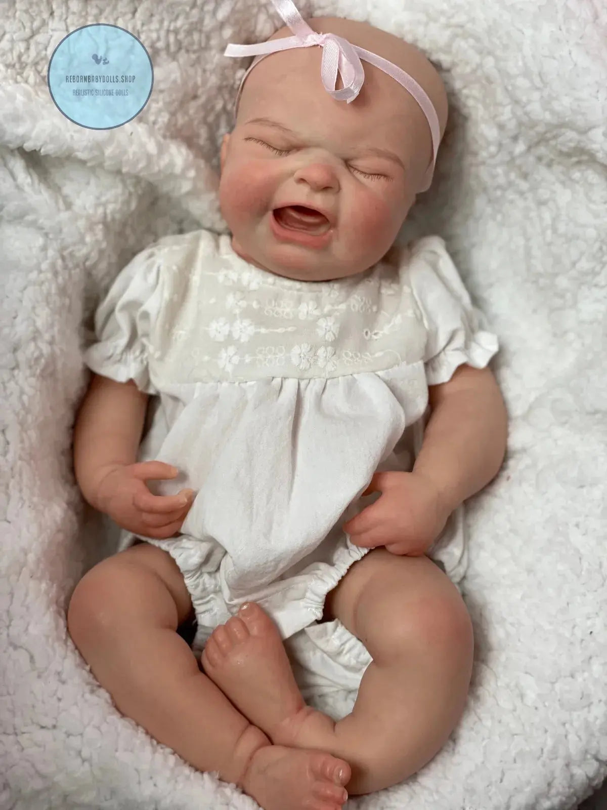 Image of Reborn Baby Dolls 18Inch Crying Bebe Painted/Unpainted Full Solid