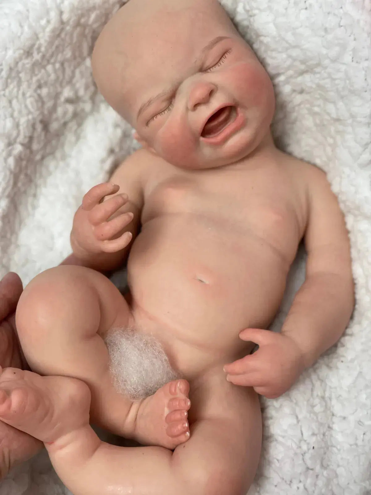 Image of Reborn Baby Dolls 18Inch Crying Bebe Painted/Unpainted Full Solid