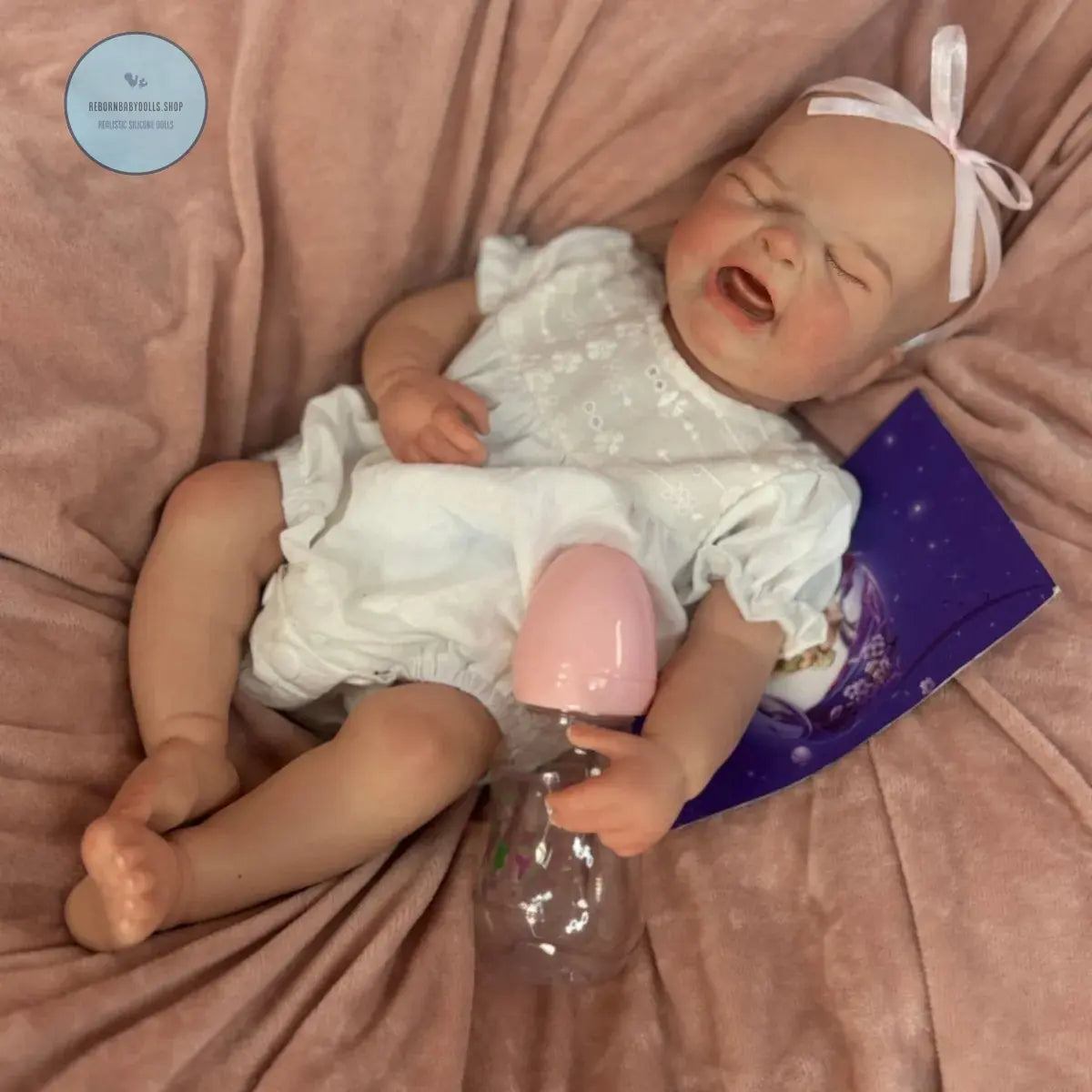 Image of Reborn Baby Dolls 18Inch Crying Bebe Painted/Unpainted Full Solid