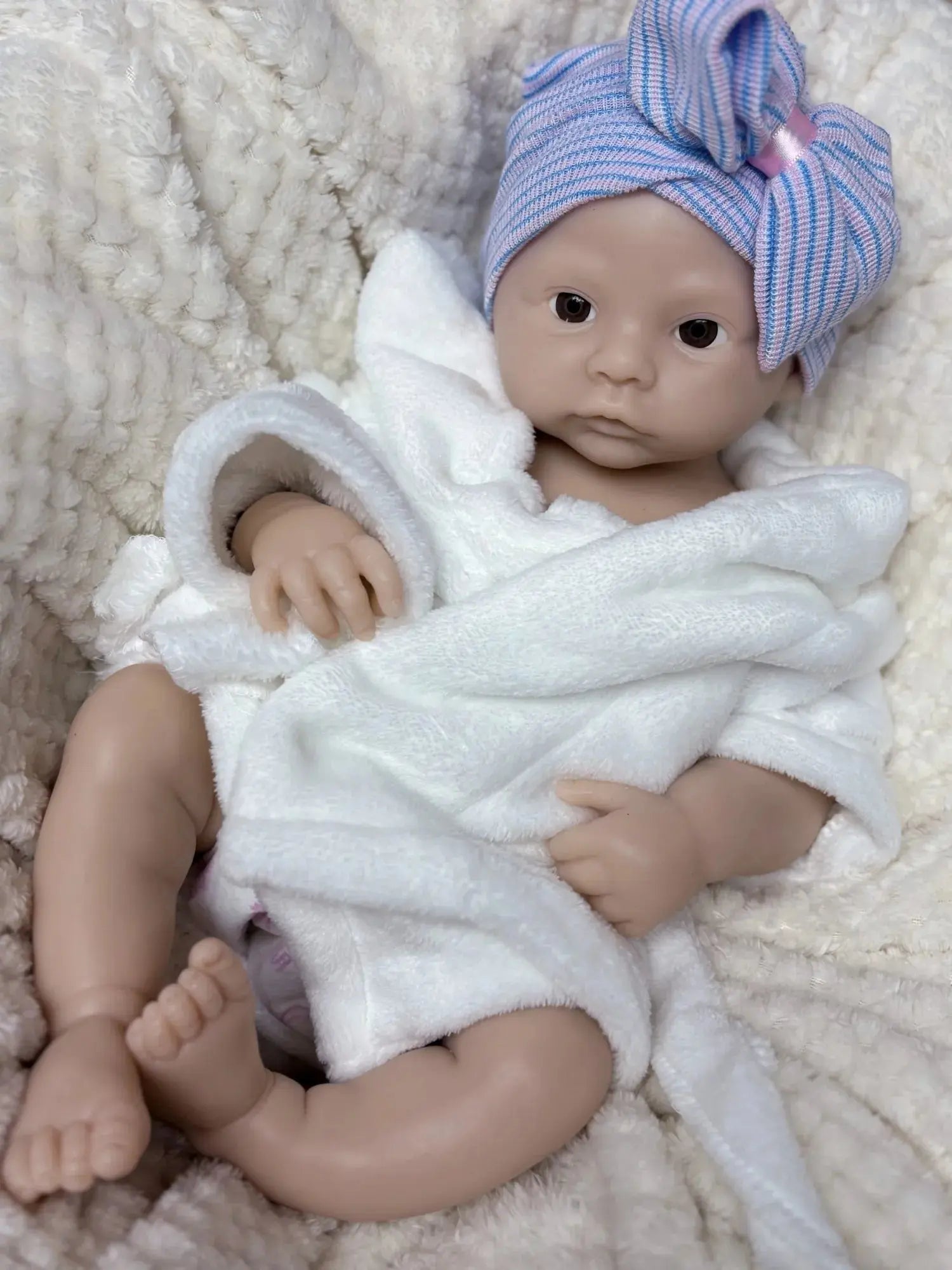 Image of Reborn Baby Dolls 18Inch Open Mouth Meadow Bebe Unpainted Solid