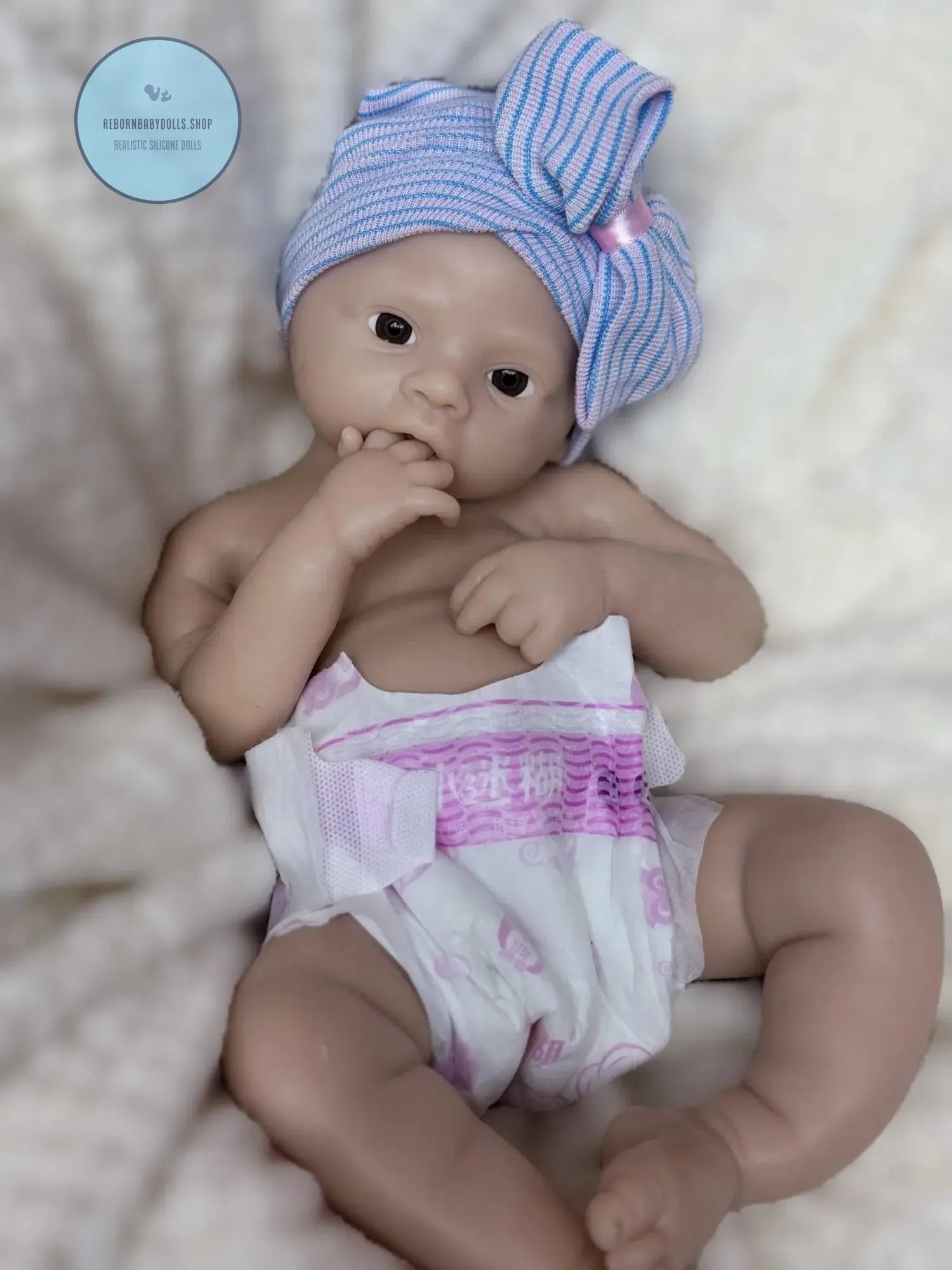 Image of Reborn Baby Dolls 18Inch Open Mouth Meadow Bebe Unpainted Solid