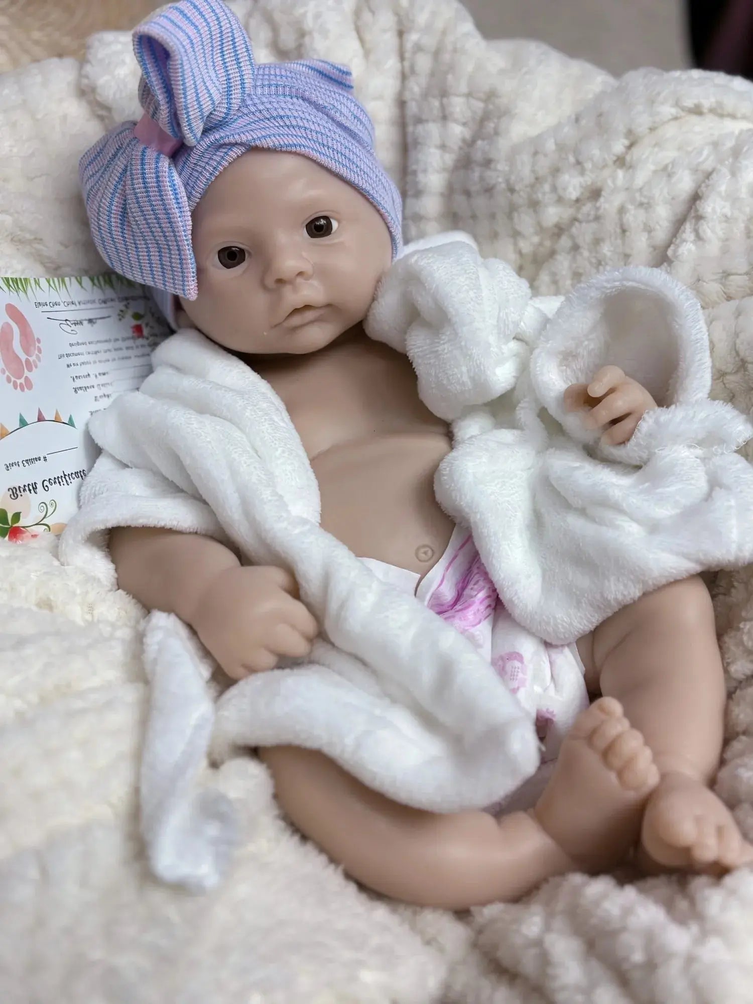 Image of Reborn Baby Dolls 18Inch Open Mouth Meadow Bebe Unpainted Solid