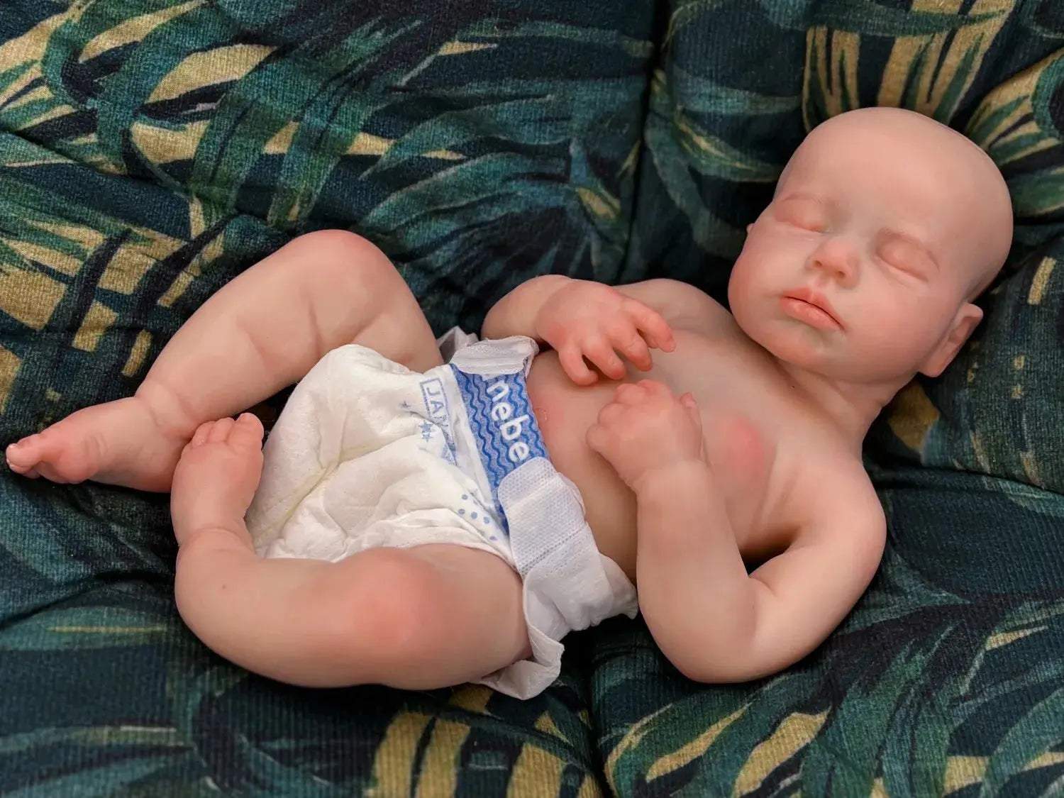 Image of Reborn Baby Dolls 18Inch Open Mouth Silicone Girl Loulou Bebe Reborn