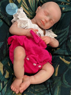 Image of Reborn Baby Dolls 18Inch Open Mouth Silicone Girl Loulou Bebe Reborn