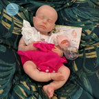 Image of Reborn Baby Dolls 18Inch Open Mouth Silicone Girl Loulou Bebe Reborn