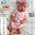 Image of Reborn Baby Dolls 18Inch Realistic Weight Newborn Baby Girl Lifelike