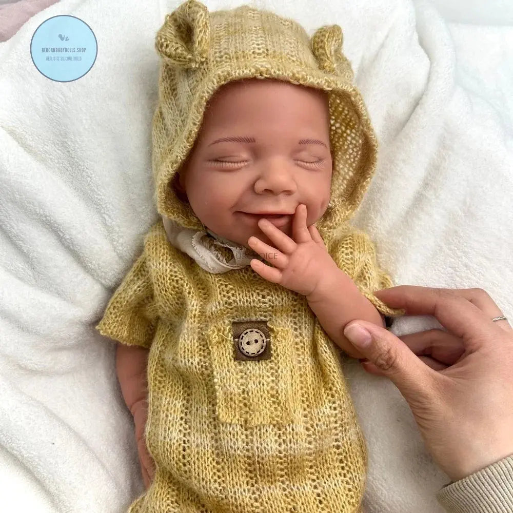 Image of Reborn Baby Dolls 18Inch Silicone Reborn Baby Girl Realistic Full