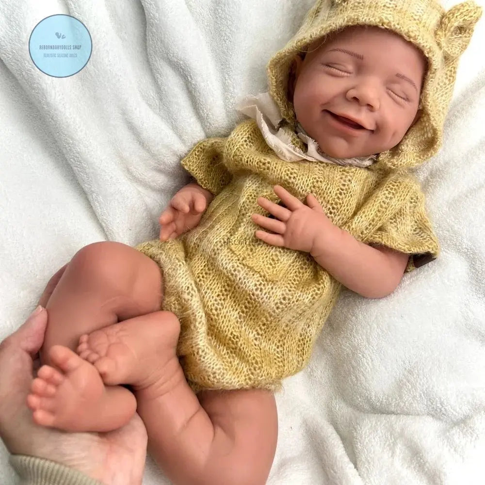 Image of Reborn Baby Dolls 18Inch Silicone Reborn Baby Girl Realistic Full