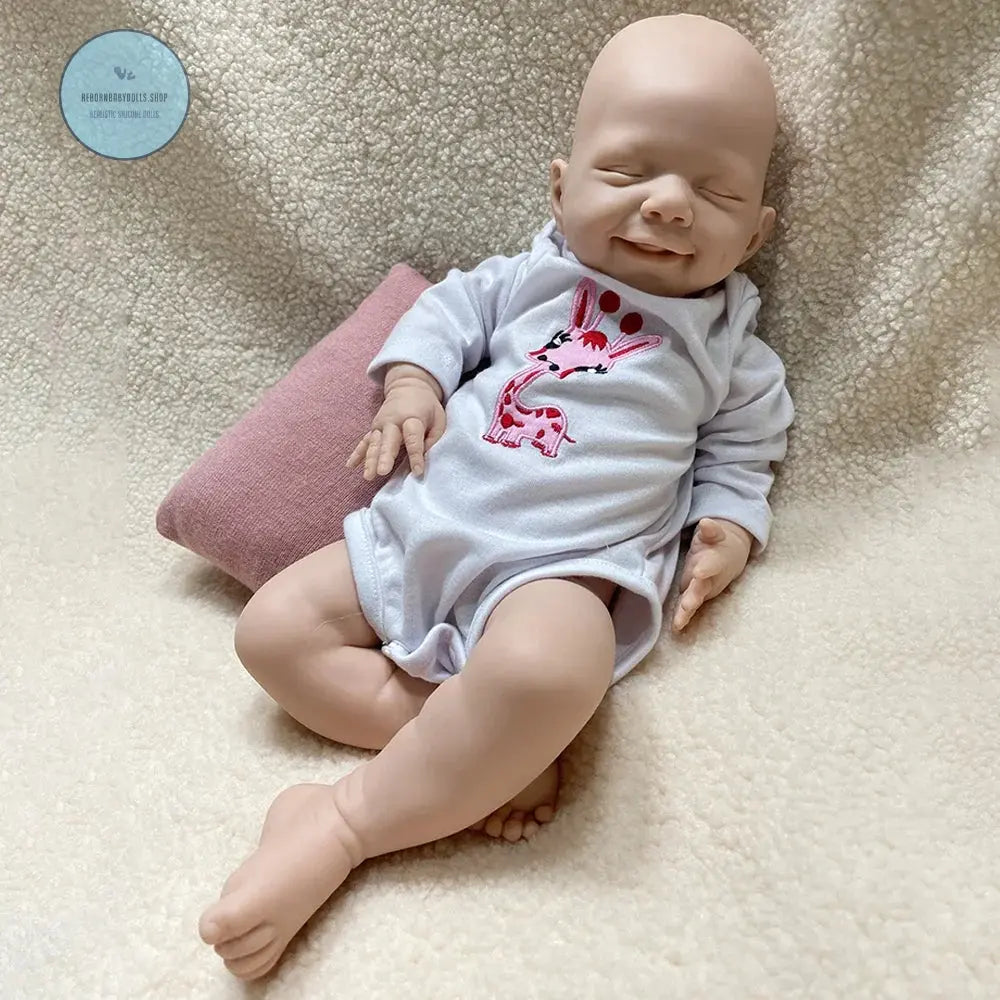 Image of Reborn Baby Dolls 18'' 2.76Kg Small Girl 100% Full Body Silicone