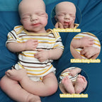 Image of Reborn Baby Dolls 18" Newborn Silicone Reborn Baby Handmade Painted