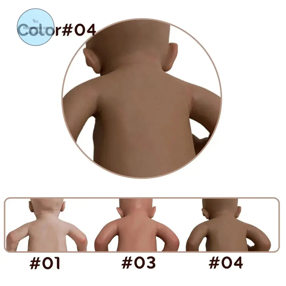 Image of Reborn Baby Dolls 18" Newborn Silicone Reborn Baby Handmade Painted