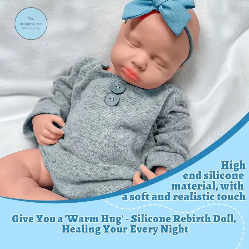 Image of Reborn Baby Dolls 19.29" Platinum Solid Silicone Newborn Baby