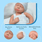 Image of Reborn Baby Dolls 19.29" Platinum Solid Silicone Newborn Baby