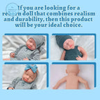Image of Reborn Baby Dolls 19.29" Platinum Solid Silicone Newborn Baby