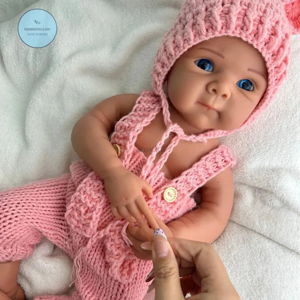 Image of Reborn Baby Dolls 19Inch High-Simulation Flexible Silicone Reborn