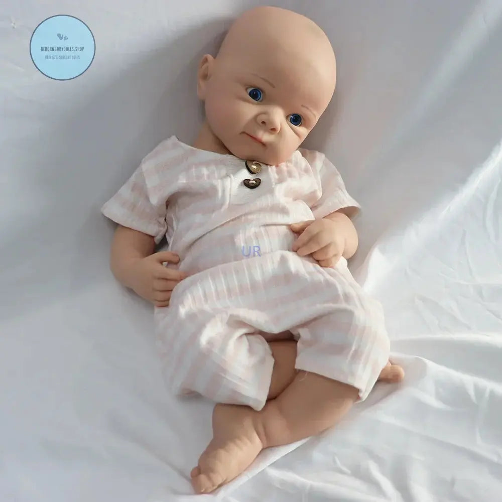 Image of Reborn Baby Dolls 19" Platinum Silicone Reborn Doll Whole Body Soft
