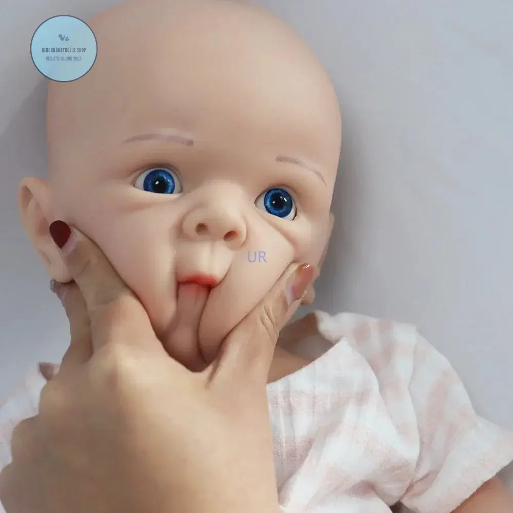 Image of Reborn Baby Dolls 19" Platinum Silicone Reborn Doll Whole Body Soft