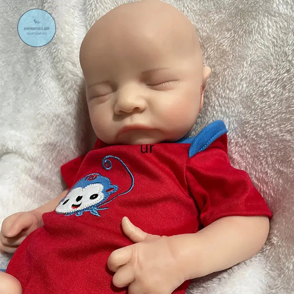 Image of Reborn Baby Dolls 1:1 Lifelike Visible Veins Silicone Reborn Baby Boy