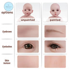 Image of Reborn Baby Dolls 1:1 Lifelike Visible Veins Silicone Reborn Baby Boy