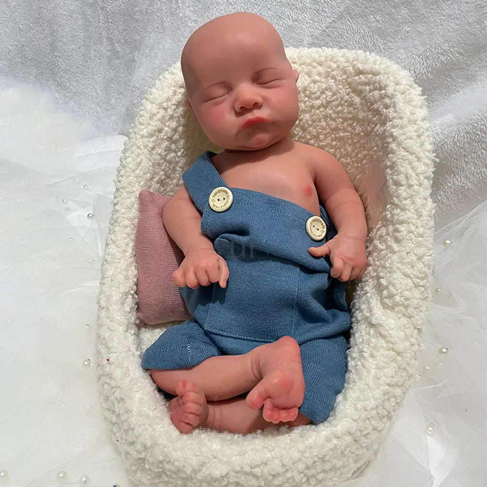 Image of Reborn Baby Dolls 1:1 Lifelike Visible Veins Silicone Reborn Baby Boy