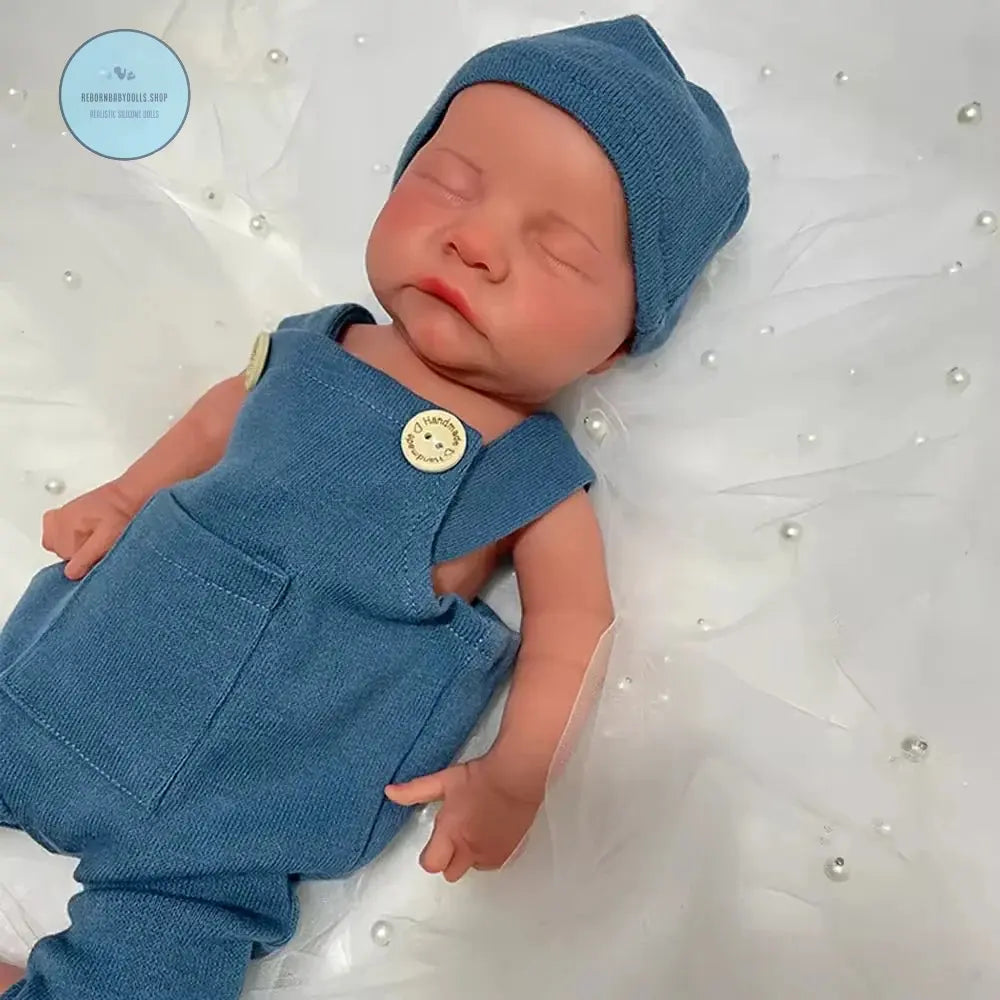 Image of Reborn Baby Dolls 1:1 Lifelike Visible Veins Silicone Reborn Baby Boy