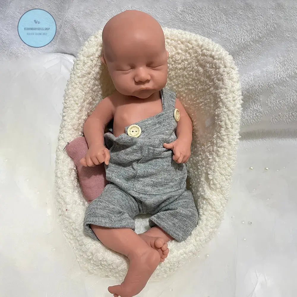 Image of Reborn Baby Dolls 1:1 Lifelike Visible Veins Silicone Reborn Baby Boy