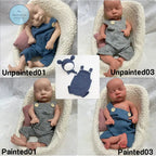 Image of Reborn Baby Dolls 1:1 Lifelike Visible Veins Silicone Reborn Baby Boy