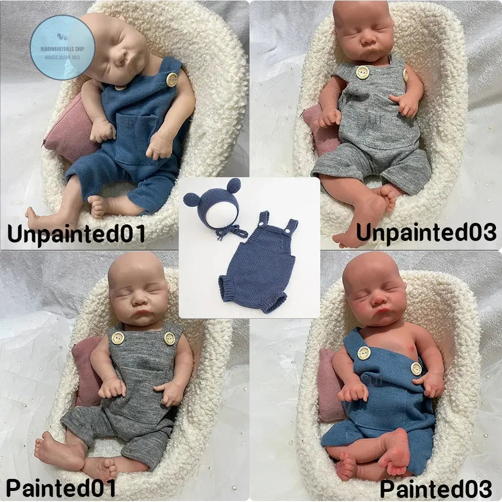 Image of Reborn Baby Dolls 1:1 Lifelike Visible Veins Silicone Reborn Baby Boy